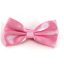 Nœud Papillon en satin rose uni