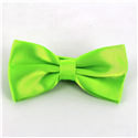 Nœud Papillon en satin vert uni