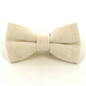 Nœud Papillon en velours blanc uni