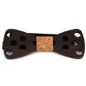 Nœud Papillon en bois avec grands trous