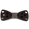 Nœud Papillon en bois avec grands trous