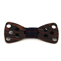 Nœud Papillon en bois avec grands trous