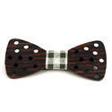 Nœud Papillon en bois petits trous