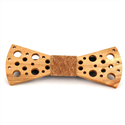 Nœud Papillon en bois petits trous