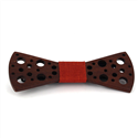 Nœud Papillon en bois avec petits trous
