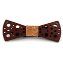 Nœud Papillon en bois petits trous