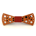 Nœud Papillon en bois avec petits trous