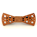 Nœud Papillon en bois avec petits trous
