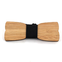Nœud Papillon en bois de bambou et cuir