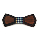 Nœud Papillon en bois bicolore