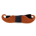 Nœud Papillon en bois moustache