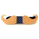 Nœud Papillon en bois moustache