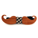 Nœud Papillon en bois moustache