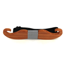 Nœud Papillon en bois moustache