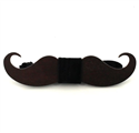 Nœud Papillon en bois moustache