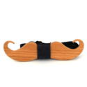 Nœud Papillon en bois moustache
