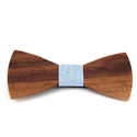 Nœud Papillon en bois cercles