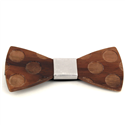 Nœud Papillon en bois cercles