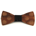 Nœud Papillon en bois cercles