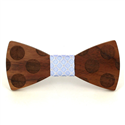 Nœud Papillon en bois cercles