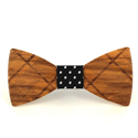 Nœud Papillon en bois à carreaux