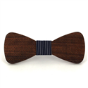 Nœud Papillon en bois motif géométrique