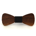 Nœud Papillon en bois en spirale