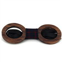 Nœud Papillon en bois Lunettes