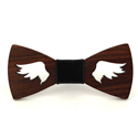 Nœud Papillon en bois ailes creuses