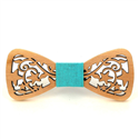 Nœud Papillon en bois creux avec motifs