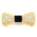 Nœud Papillon en bois creux avec motifs