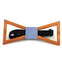 Nœud Papillon en bois creux triangulaire