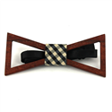 Nœud Papillon en bois creux triangulaire