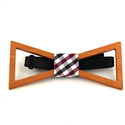 Nœud Papillon en bois creux triangulaire