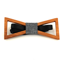 Nœud Papillon en bois creux triangulaire