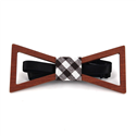 Nœud Papillon en bois creux triangulaire