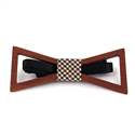 Nœud Papillon en bois creux triangulaire
