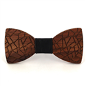 Nœud Papillon en bois à rayures