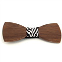Nœud Papillon en bois lisse
