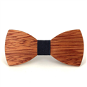 Nœud Papillon en bois lisse