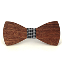Nœud Papillon en bois lisse