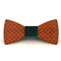 Nœud Papillon en bois à pois
