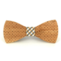 Nœud Papillon en bois à pois