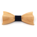 Nœud Papillon en bois en relief