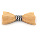 Nœud Papillon en bois en relief