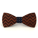 Nœud Papillon en bois Zig Zag