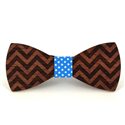 Nœud Papillon en bois Zig Zag