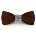 Nœud Papillon en bois Zodiac Cancer