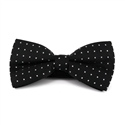 Nœud Papillon noir étoiles blanches