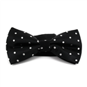 Nœud Papillon noir à pois blancs